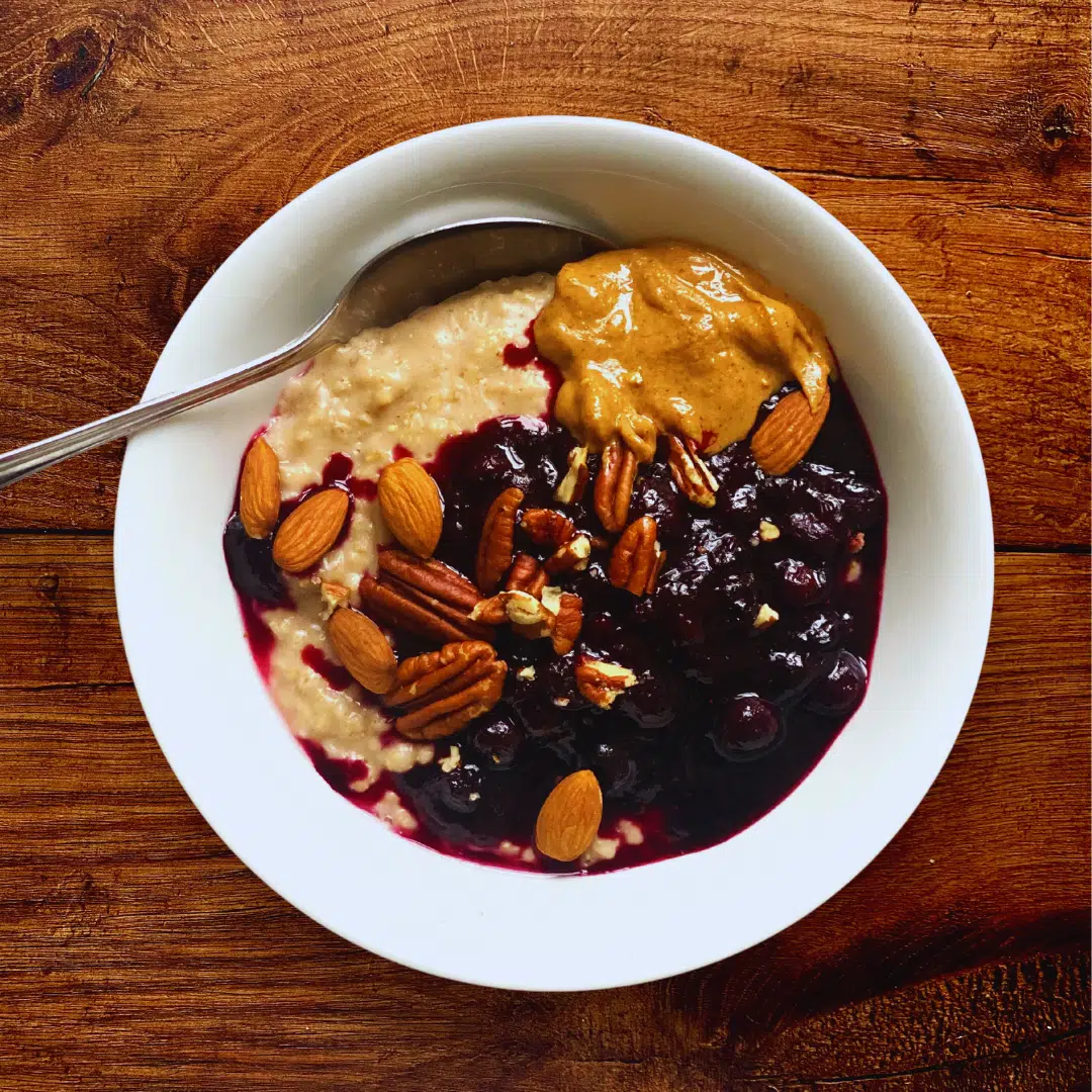 Blueberry Compote Porridge