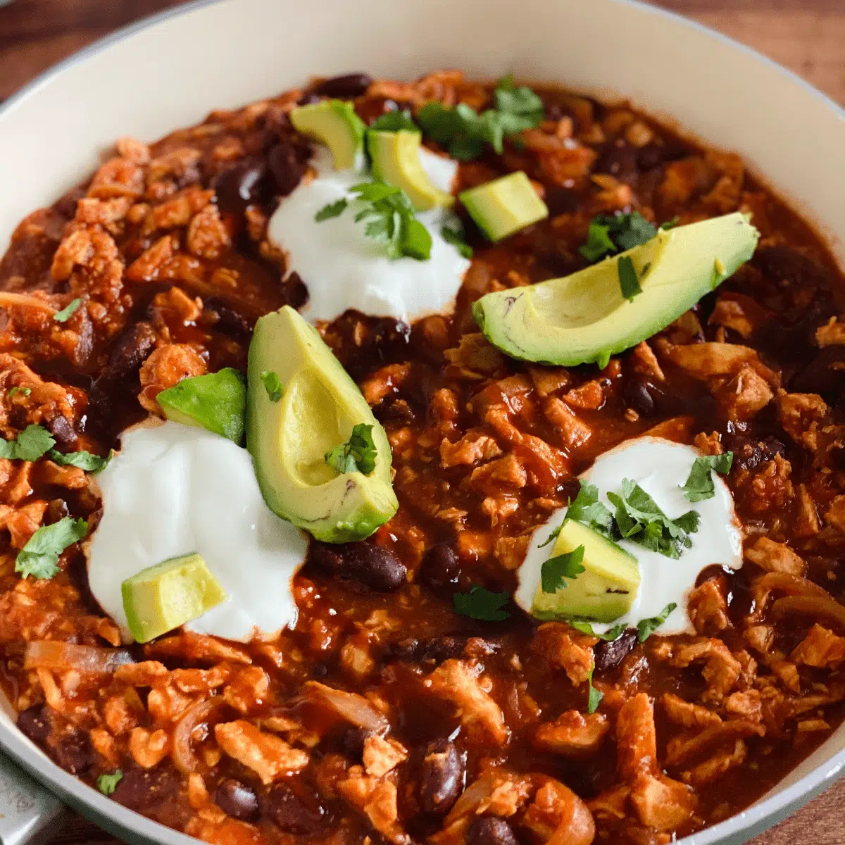 One Pan BBQ Chicken Chilli