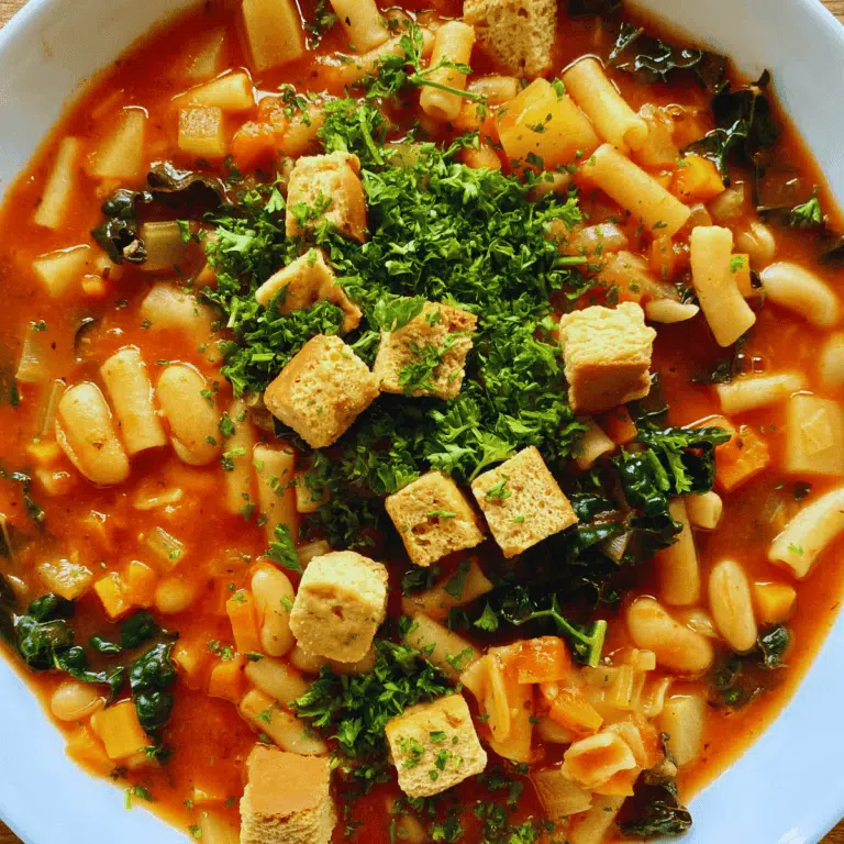 Homemade Minestrone Soup